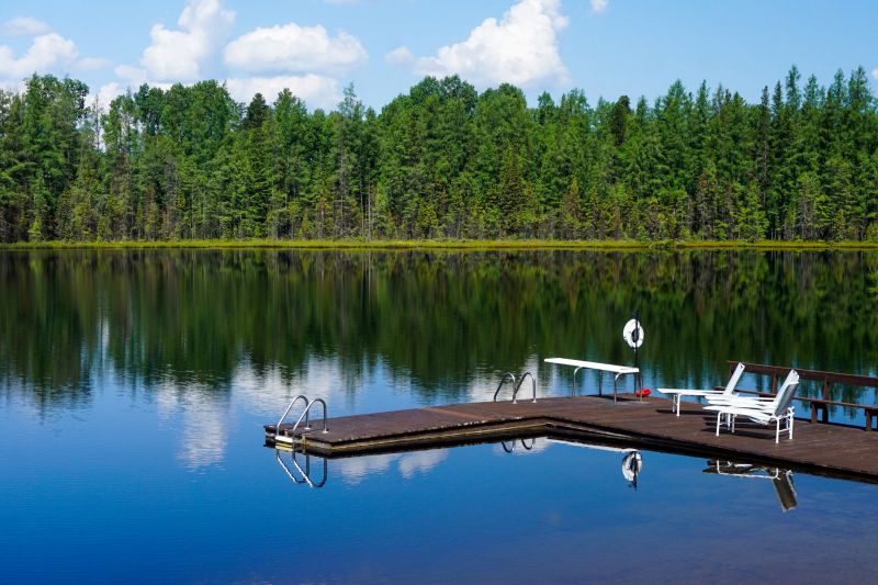 Rebuilt Dock with New Decking