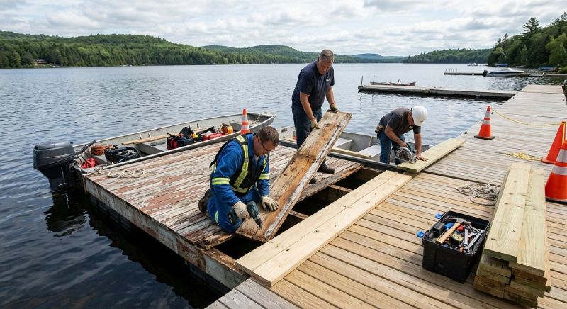 Dock Wood Replacement in Alpharetta, GA
