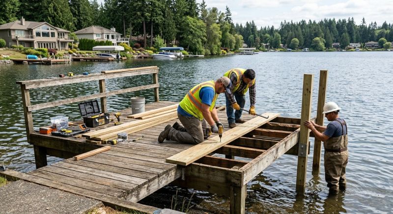 Water Dock Repair in Roswell, GA